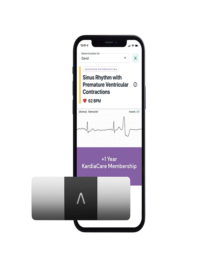 AliveCor KardiaMobile 6L Personal EKG Device and Heart Monitor