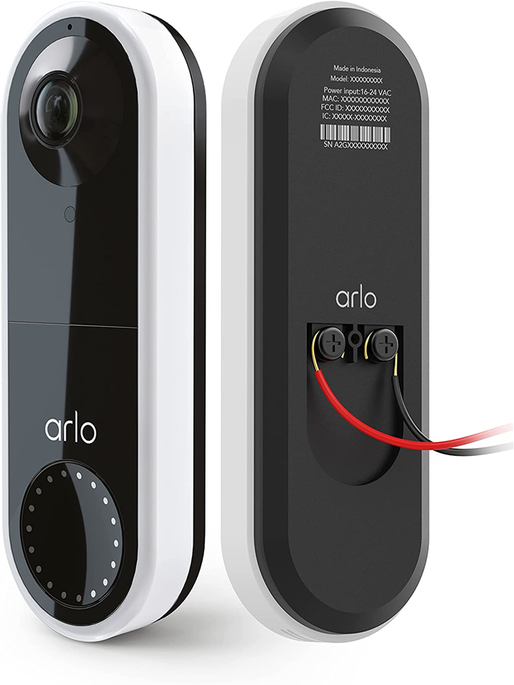 Arlo Essential Wired Video Doorbell - HD Video